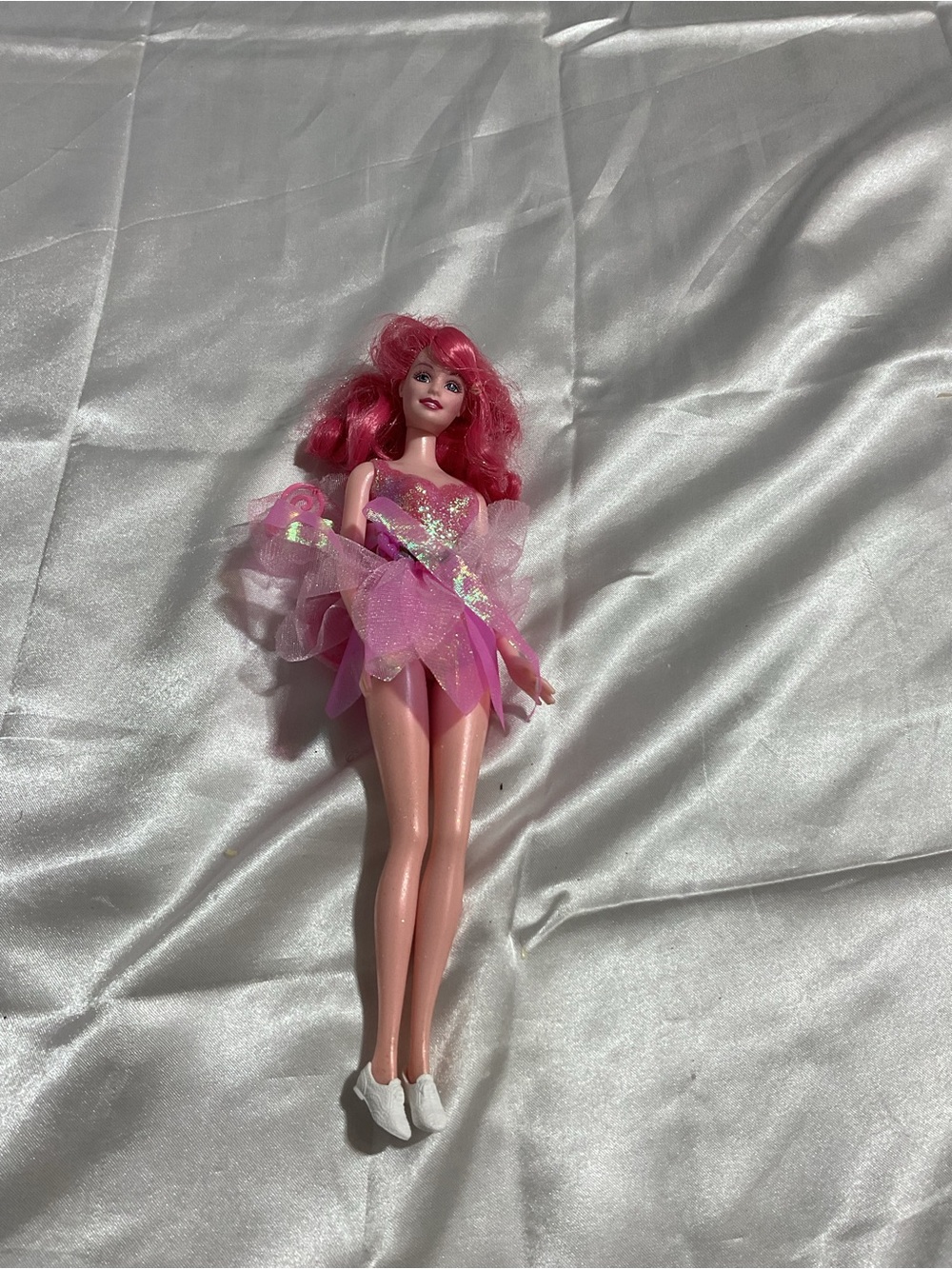 Pink Fashion Doll with Sparkle Tulle Dress - Kids Toy